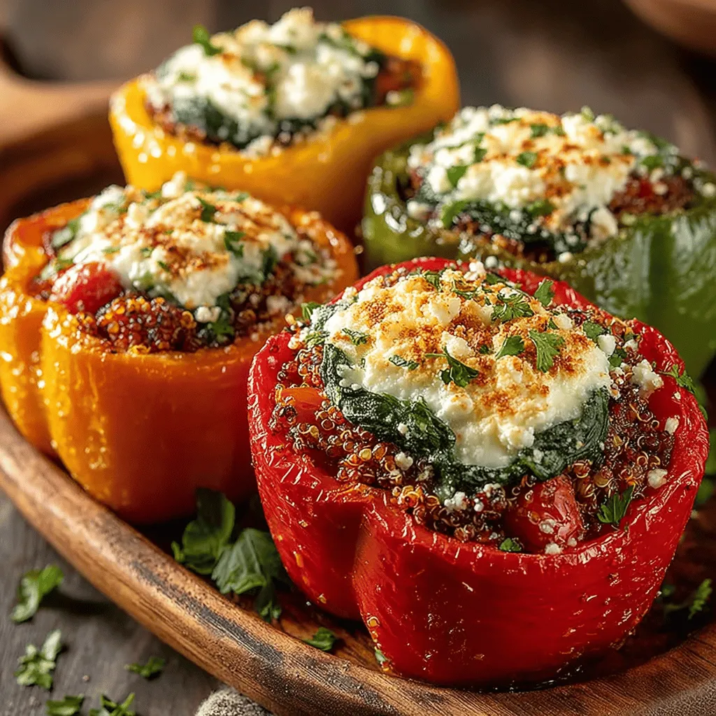 If you're on the hunt for a delicious, nutritious meal that bursts with Mediterranean flavors, look no further than Zesty Greek Turkey and Feta Stuffed Peppers. This dish artfully combines lean ground turkey, zesty feta cheese, and a colorful array of fresh vegetables, all encased in vibrant bell peppers. The origins of stuffed peppers can be traced back to various cuisines around the world, but this Greek-inspired version elevates the classic recipe with aromatic herbs and spices that are synonymous with the region.
