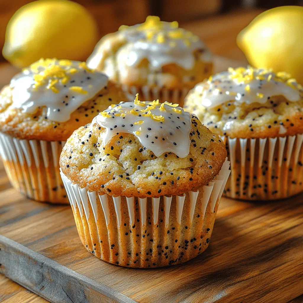 Lemon poppy seed muffins are a delightful treat that perfectly balances the bright, zesty flavor of lemon with the nutty crunch of poppy seeds. These muffins are not only a breakfast staple but also make for a delicious snack or dessert option. The refreshing citrus notes combined with the texture of the poppy seeds create a unique flavor profile that is both invigorating and comforting. Whether enjoyed with a cup of tea or as a quick on-the-go breakfast, lemon poppy seed muffins are sure to please a variety of palates.