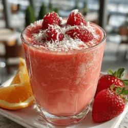 Vanilla extract is a powerhouse ingredient that elevates the flavor profile of smoothies. When added to your Frozen Raspberry Coconut Smoothie, it brings a creamy warmth that balances the tartness of the raspberries and the richness of the coconut. The subtle sweetness of vanilla enhances the overall flavor without overpowering the natural ingredients.