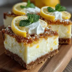 To create the perfect Zesty Frozen Lemonade Pie Bars, it's essential to understand the role of each ingredient and how they contribute to the final product. Each component plays a vital part in achieving the desired flavor profile and texture, ensuring that every bite is a delightful experience.