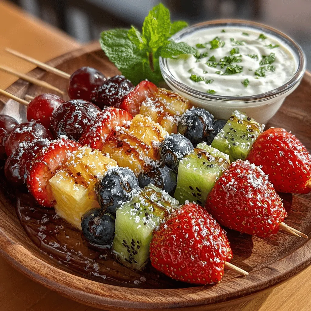 When it comes to creating visually appealing and delicious dishes, few things can compete with fruit skewers. These delightful treats are not only vibrant and colorful but also incredibly versatile, making them suitable for a variety of occasions—from summer barbecues and birthday parties to casual family gatherings and healthy snacks. The appeal of fruit skewers lies not only in their eye-catching presentation but also in the use of fresh fruits and a creamy yogurt dip that elevates the entire experience.