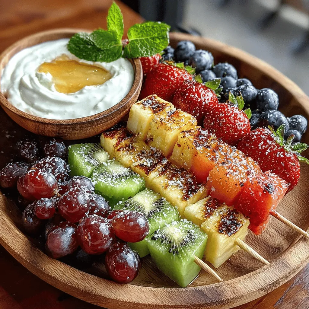When it comes to creating visually appealing and delicious dishes, few things can compete with fruit skewers. These delightful treats are not only vibrant and colorful but also incredibly versatile, making them suitable for a variety of occasions—from summer barbecues and birthday parties to casual family gatherings and healthy snacks. The appeal of fruit skewers lies not only in their eye-catching presentation but also in the use of fresh fruits and a creamy yogurt dip that elevates the entire experience.