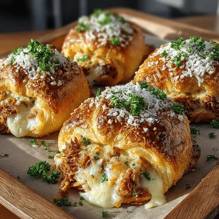 Before diving into the preparation steps, it’s essential to understand the ingredients that make this recipe shine. Each component plays a crucial role in achieving the perfect Mini Chicken Alfredo Crescent Puffs.