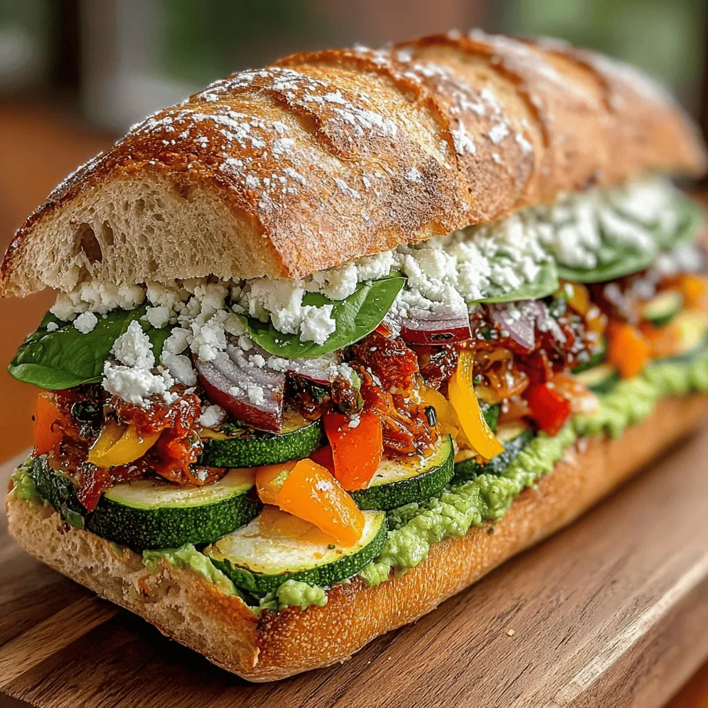 When it comes to lunch or a light dinner, it's easy to fall into the routine of sandwiches that lack excitement and flavor. Enter the Zesty Italian Veggie Sandwich, a vibrant and wholesome option that promises to elevate your mealtime experience. This sandwich is not just a feast for the eyes but also a celebration of fresh vegetables and Mediterranean flavors that will tantalize your taste buds. Whether you're a vegetarian, looking to incorporate more plant-based meals into your diet, or simply craving something delicious and nutritious, this sandwich fits the bill.
