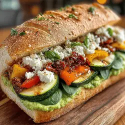 When it comes to lunch or a light dinner, it's easy to fall into the routine of sandwiches that lack excitement and flavor. Enter the Zesty Italian Veggie Sandwich, a vibrant and wholesome option that promises to elevate your mealtime experience. This sandwich is not just a feast for the eyes but also a celebration of fresh vegetables and Mediterranean flavors that will tantalize your taste buds. Whether you're a vegetarian, looking to incorporate more plant-based meals into your diet, or simply craving something delicious and nutritious, this sandwich fits the bill.