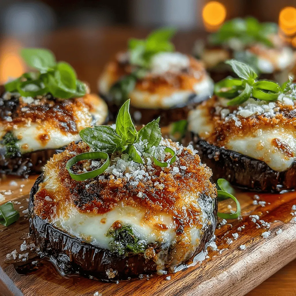 In a world where healthy eating can often feel restrictive and bland, mini eggplant pizza bites offer a delicious solution that satisfies your cravings without the guilt. These bite-sized wonders combine the rich flavors of marinara sauce, gooey mozzarella cheese, and the unique texture of roasted eggplant. They are perfect as an appetizer or a light snack, making them a versatile choice for any occasion. Whether you're hosting a gathering or preparing a simple family dinner, mini eggplant pizza bites are not only easy to prepare but also visually appealing, ensuring they will be a hit with your guests.
