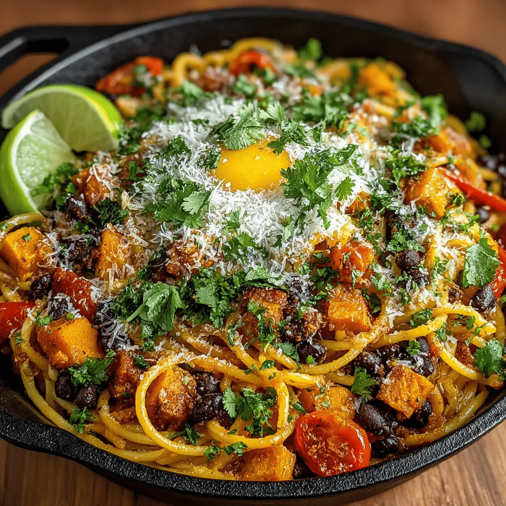 When you're looking for a meal that's both delicious and nutritious, the Sweet Potato Chili Pasta Skillet stands out as an exceptional choice. This dish combines the earthy sweetness of sweet potatoes with the robust flavors of chili, all enveloped in your favorite pasta. It's a hearty, satisfying meal that appeals to a variety of palates while also being mindful of health and nutrition. The beautiful marriage of flavors and textures in this skillet dish makes it a perfect fit for busy weeknights or any occasion when you need a quick yet satisfying meal.