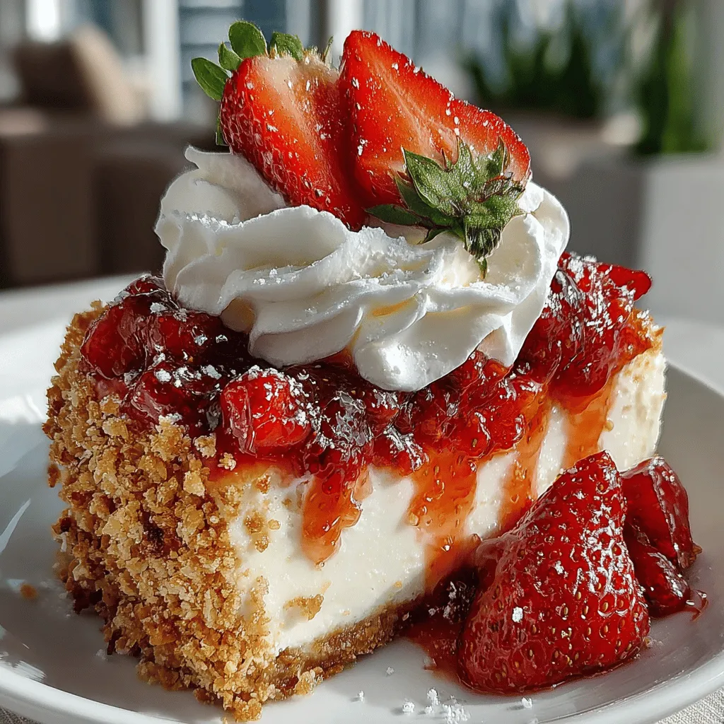 Strawberry Bliss Pretzel Dreams is not just any dessert; it’s a symphony of contrasting yet complementary elements. The salty pretzel crust provides a sturdy base, offering a delightful crunch that contrasts beautifully with the light and creamy yogurt layer. This yogurt layer, infused with a hint of sweetness from powdered sugar and vanilla, adds richness to the dessert while keeping it light. Finally, the fresh strawberries introduce a vibrant burst of juiciness that elevates the entire experience. Together, these components create a dessert that is as pleasing to the palate as it is to the eye.