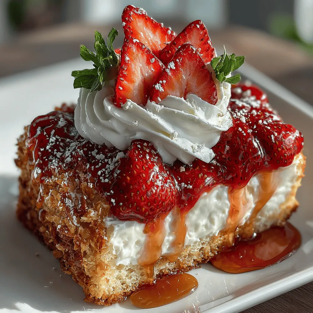 Strawberry Bliss Pretzel Dreams is not just any dessert; it’s a symphony of contrasting yet complementary elements. The salty pretzel crust provides a sturdy base, offering a delightful crunch that contrasts beautifully with the light and creamy yogurt layer. This yogurt layer, infused with a hint of sweetness from powdered sugar and vanilla, adds richness to the dessert while keeping it light. Finally, the fresh strawberries introduce a vibrant burst of juiciness that elevates the entire experience. Together, these components create a dessert that is as pleasing to the palate as it is to the eye.