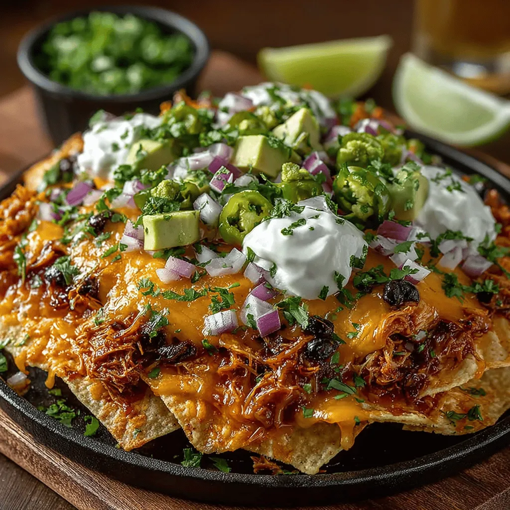 If you're searching for the perfect dish to serve at your next gathering or a satisfying meal for a cozy night in, look no further than Spicy Hatch Chili Chicken Nachos. This recipe combines the comforting crunch of tortilla chips with the delightful kick of Hatch green chilies, making it a standout option for nacho lovers. With layers of shredded chicken, beans, and gooey cheese, topped with fresh ingredients, these nachos are not only a feast for the eyes but also a treat for the taste buds.