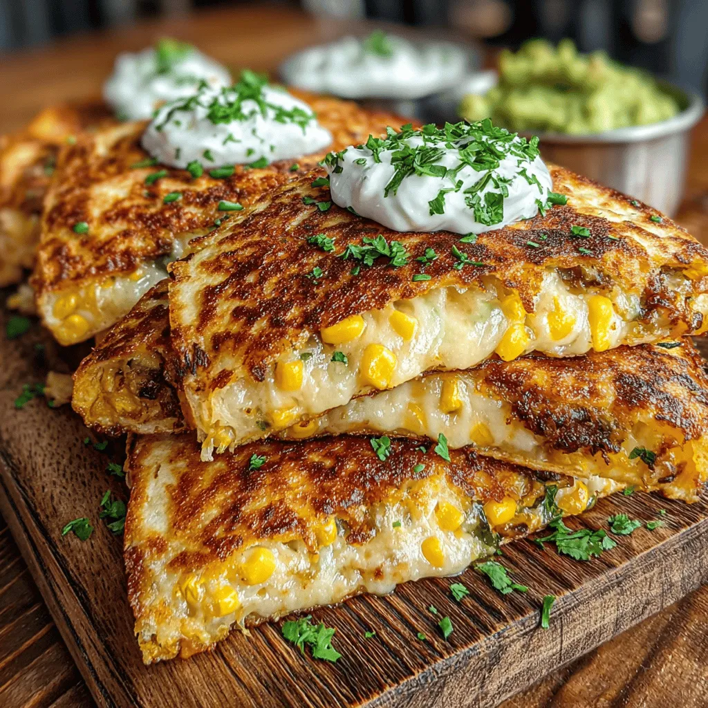 Quesadillas are a beloved staple in Mexican cuisine, cherished for their simplicity and versatility. Traditionally made with tortillas and cheese, these delectable dishes can be customized with a wide range of fillings, making them a favorite for both everyday meals and festive gatherings. As culinary creativity flourishes, one innovative variation has captured the hearts of food enthusiasts: the Spicy Hatch Chili Corn Quesadilla. This dish elevates the classic quesadilla with the bold flavors of hatch green chiles and sweet corn, offering a unique and satisfying twist.
