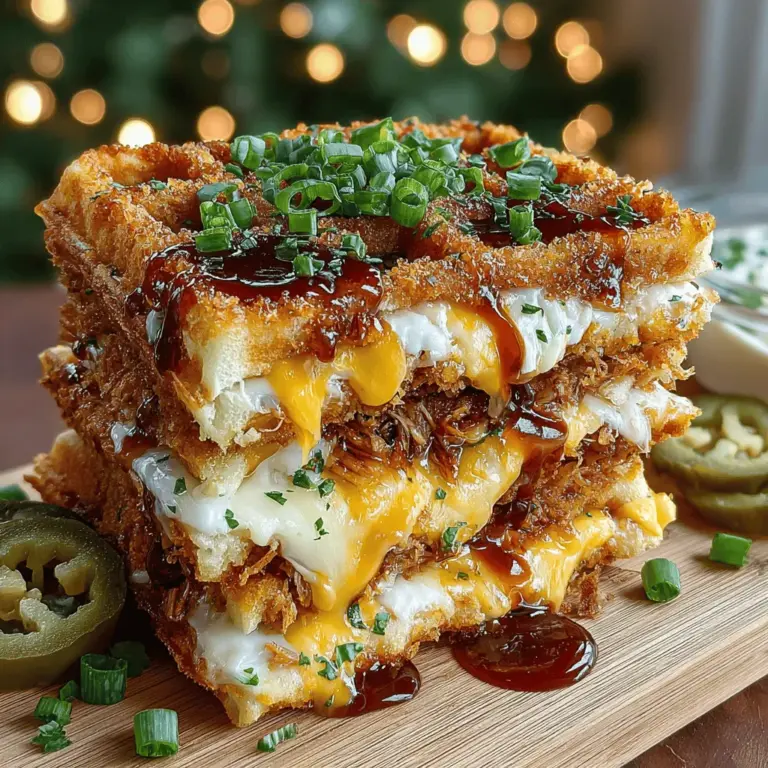When it comes to comfort food, few dishes evoke the same sense of satisfaction as the combination of BBQ chicken and waffles. Mini BBQ Chicken Waffle Melts take this beloved pairing to new heights, offering a delightful fusion of flavors and textures that is sure to please any palate. With crispy, golden waffles serving as the base, tender shredded chicken coated in rich BBQ sauce, and melted cheese layered on top, these mini melts deliver a savory-sweet experience that is both indulgent and irresistible.