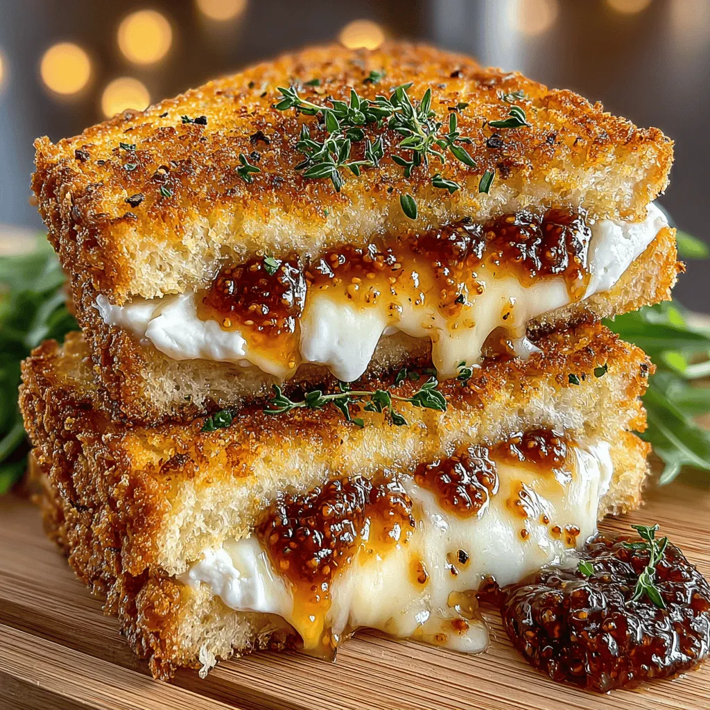In the world of culinary creativity, the Fig Jam Sandwich Melt stands out as a delightful and innovative take on the classic grilled cheese. This unique recipe combines the luscious sweetness of fig jam with the creamy richness of cheese, all enhanced by the aromatic notes of fresh thyme. As modern cuisine evolves, there is a growing trend towards sweet-and-savory dishes, and the Fig Jam Sandwich Melt is a perfect embodiment of this movement. It’s not just a sandwich; it’s an experience that tantalizes the taste buds and ignites the imagination.