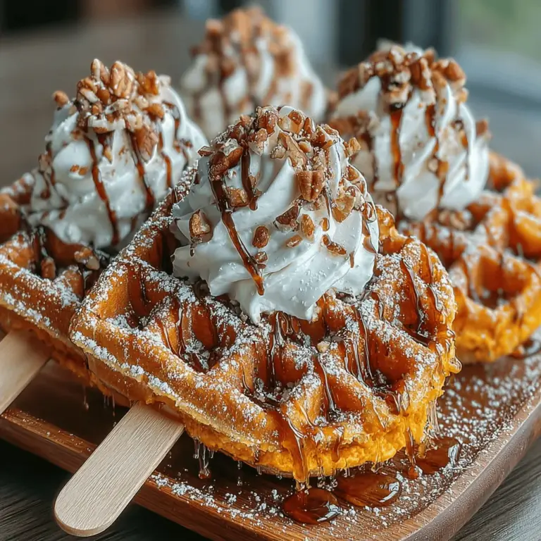 As the crisp air of autumn settles in, the appeal of pumpkin-flavored recipes becomes irresistible. From creamy pumpkin soups to spiced pumpkin lattes, the season invites a rich tapestry of flavors that evoke warmth and nostalgia. Among the myriad of pumpkin-inspired dishes, Pumpkin Cinnamon Waffle Pops stand out as a particularly delightful treat. This recipe takes the classic waffle and elevates it into a fun, portable form that is perfect for breakfast, snacks, or even dessert.