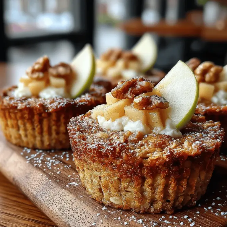 In recent years, the quest for healthier breakfast options has gained significant momentum. As more people become mindful of their dietary choices, the demand for recipes that combine nutrition with convenience has soared. One shining example of this trend is the Baked Apple Cinnamon Oatmeal Cups. These delightful treats not only satisfy your taste buds but also offer a wealth of health benefits, making them a perfect addition to your morning routine.