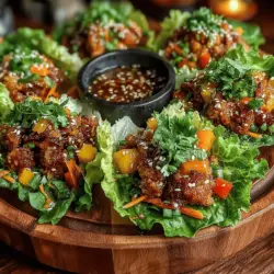 In the world of quick and healthy meals, Sweet & Savory Sticky Honey Soy Chicken Lettuce Cups stand out as a delightful option. This dish is a perfect harmony of sweet and savory flavors, bringing together the rich taste of honey and soy sauce with the fresh crunch of lettuce. Ideal for gatherings, meal prepping, or even a quick weeknight dinner, these lettuce cups are not only delicious but also encapsulate a balance of health and flavor that appeals to a wide range of palates.