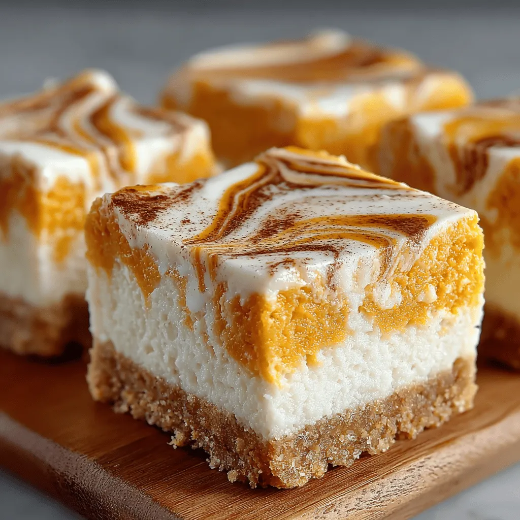 As the leaves begin to change color and a crispness fills the air, the culinary world shifts its focus to the beloved pumpkin. This versatile ingredient, synonymous with autumn, finds its way into a myriad of desserts that evoke warmth and comfort. Among these seasonal treats, Pumpkin Yogurt Swirl Bars stand out, offering a delightful fusion of health and indulgence. These bars not only satisfy your sweet tooth but also incorporate wholesome ingredients, making them a guilt-free pleasure.