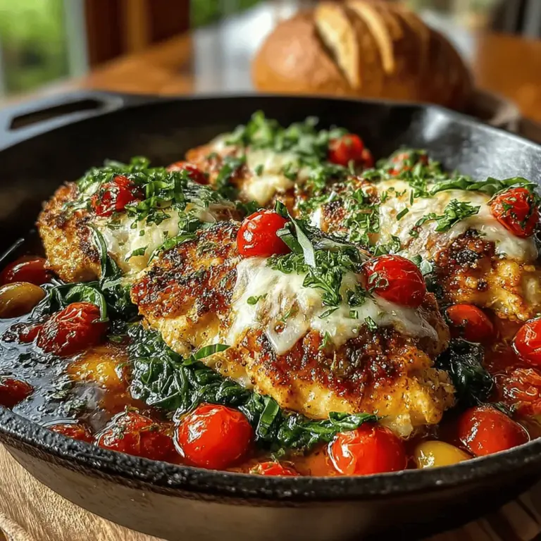 When it comes to comfort food that embodies the spirit of Italian cuisine, the Neapolitan Chicken Skillet stands out as a delightful option. This easy-to-make dish combines tender chicken breasts with vibrant vegetables and rich sauces, delivering a symphony of flavors that is sure to impress both family and guests. With its straightforward preparation method and the ability to be cooked in a single skillet, this recipe is perfect for busy weeknights or special gatherings alike.