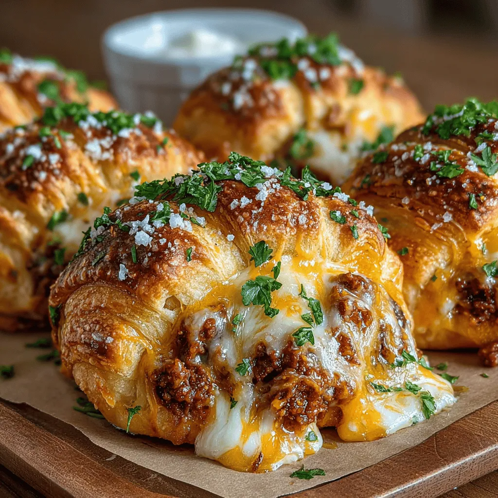 When it comes to crowd-pleasing appetizers, Cheesy Chili Crescent Roll Bites stand out as a delightful option that combines ease of preparation with an irresistible flavor profile. These bite-sized treats are perfect for any occasion, from lively game days to intimate family gatherings. Their unique fusion of cheesy, spicy, and savory elements makes them an instant favorite among guests, guaranteeing that they will be the first dish to disappear off the table.