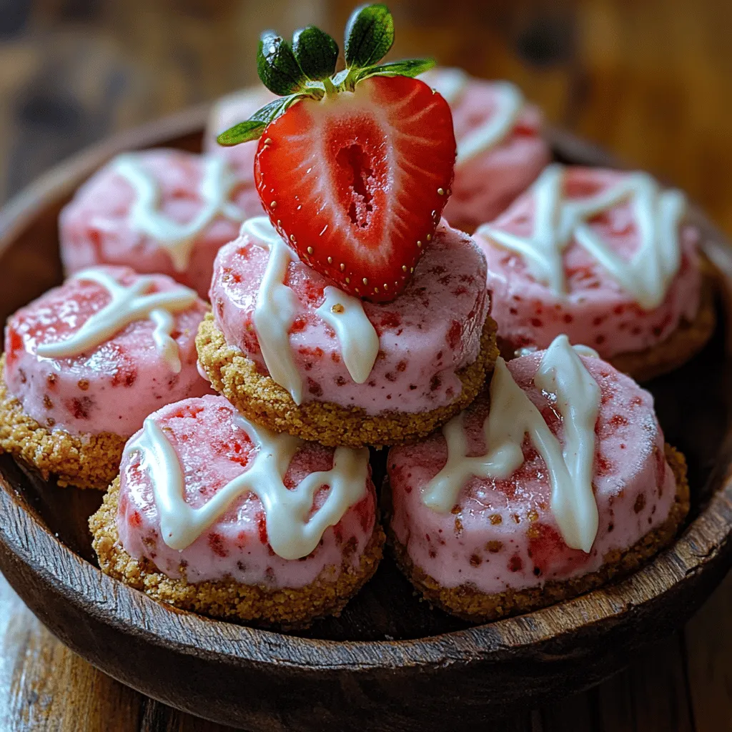 Are you looking for a delightful dessert that combines the classic flavors of cheesecake with the refreshing sweetness of strawberries? Look no further than Frozen Strawberry Cheesecake Coin Bites. These bite-sized treats are not only a feast for the eyes but also a delicious way to satisfy your sweet tooth without the need for an oven. Perfectly suited for warm weather, these no-bake delights offer a creamy texture and fruity flavor that will make them a hit at any gathering.