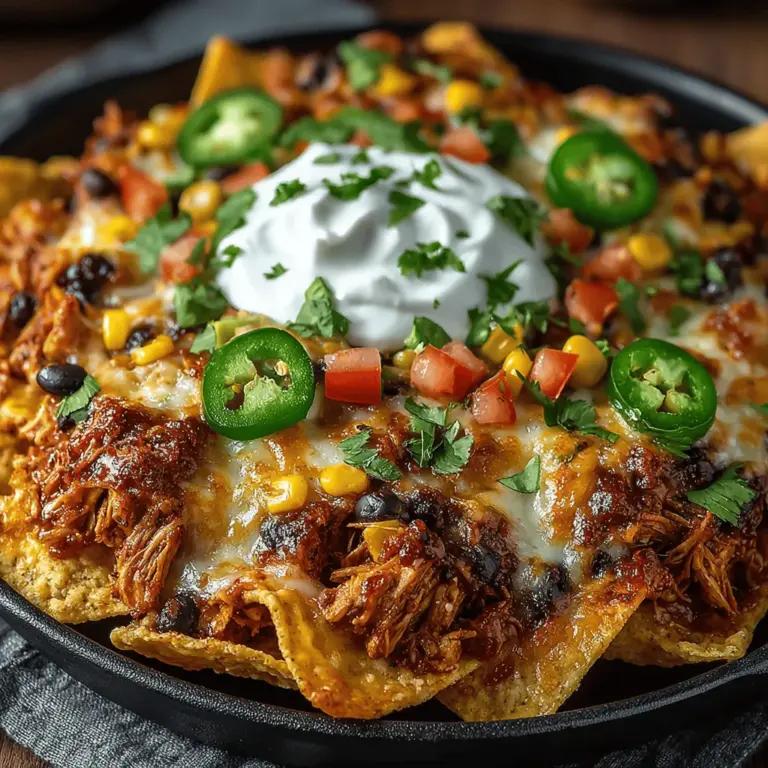Nachos are a beloved dish that transcends borders and occasions. Whether served at a sports event, a casual gathering, or as a family dinner, their versatility and crowd-pleasing nature make them a favorite among many. The traditional combination of crispy tortilla chips, melted cheese, and various toppings has evolved over the years, allowing for endless variations. In this recipe, we introduce a unique twist: Crockpot Hatch Chili Chicken Nachos. This dish features slow-cooked chicken infused with the distinct flavor of Hatch green chili enchilada sauce, offering a delightful depth of flavor that transforms the classic nacho experience.