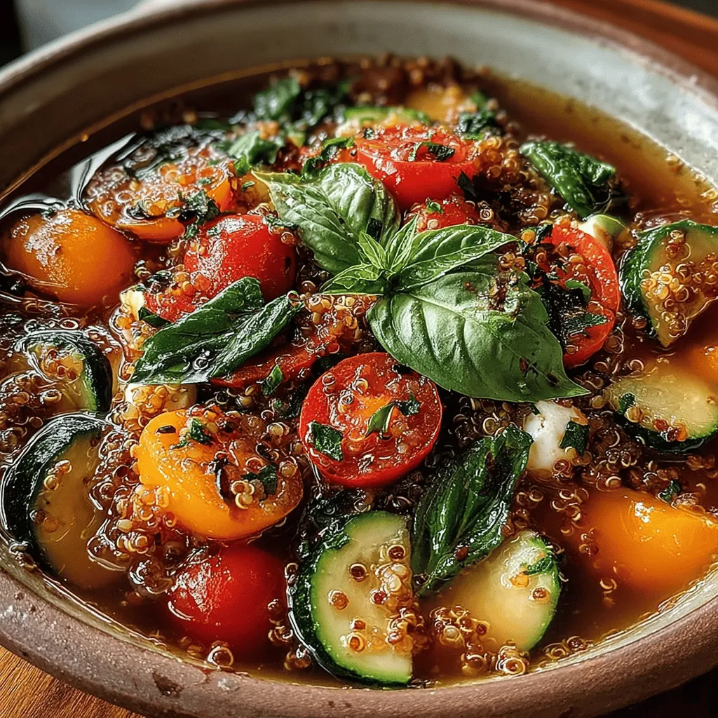In the world of culinary creativity, soups often take center stage for their comforting and versatile nature. They can be simple or complex, warm or chilled, and can serve as a meal in themselves or a complementary starter. Among the myriad of soup options, Balsamic Vinaigrette Soup stands out as a refreshing innovation that not only tantalizes the taste buds but also nourishes the body. This delightful fusion of fresh vegetables and hearty quinoa, enveloped in a tangy balsamic dressing, elevates the traditional soup experience to new heights.