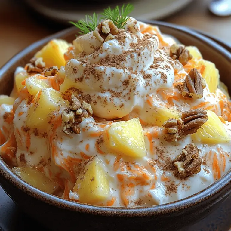 Carrot Cake Bliss Swirls present an enticing blend of flavors and textures that redefine the traditional carrot cake. This innovative dessert captures the essence of the beloved classic while introducing an exciting twist: it transforms the beloved cake into a creamy, frozen yogurt treat. Perfect for warm days or as a unique offering at gatherings, this recipe is designed to impress your family and friends with its delightful combination of natural sweetness and wholesome ingredients.