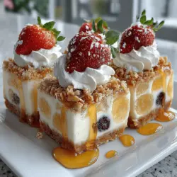 If you’re seeking a delightful summer treat that combines both nostalgia and a modern twist, look no further than Frozen Yogurt Cereal Milk Squares. This recipe artfully transforms the comforting, sweet essence of cereal milk into a creamy, frozen dessert that is not only satisfying but also refreshingly unique. With each bite, you’ll be transported back to your childhood breakfast table, yet this treat is designed for a more sophisticated palate.