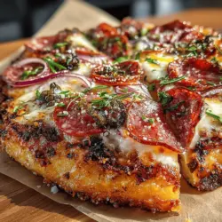 In recent years, charcuterie boards have taken the culinary world by storm, evolving from a simple appetizer to a full-fledged trend that captivates food lovers everywhere. The concept of combining various cured meats, cheeses, fruits, and spreads has inspired countless culinary twists, one of the most delightful being the charcuterie pizza. Enter the Charcuterie Pizza Delight—a mouthwatering concoction that marries the best elements of a traditional charcuterie board with the comforting familiarity of pizza.