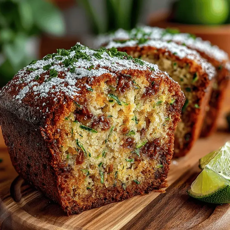 Discover the perfect blend of flavors with this Zesty Zucchini Banana Bread recipe. This unique creation combines the subtle sweetness of ripe bananas with the fresh, savory notes of grated zucchini, resulting in a delightful bread that is both delicious and nutritious. Not only does this recipe satisfy your taste buds, but it also offers a fantastic way to incorporate more vegetables into your diet, making it a wholesome choice for any meal. The Zesty Zucchini Banana Bread is ideal for breakfast, a midday snack, or even as a delightful dessert, and it is incredibly easy to make. Each slice promises to be moist, flavorful, and satisfying. Let’s dive into the ingredients, preparation, and the unique benefits of this zesty creation.