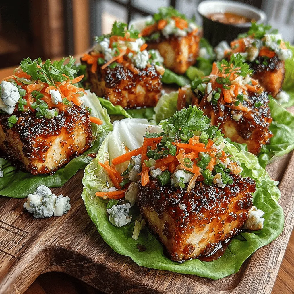 In the vibrant world of plant-based cuisine, few dishes can compete with the bold flavors and satisfying textures of spicy buffalo tofu. The Spicy Mini Buffalo Tofu Lettuce Wrap Bites offer a unique twist on the classic buffalo wing, transforming this beloved appetizer into a healthier, vegan-friendly option that doesn’t compromise on taste. These wraps are perfect for gatherings, appetizer platters, or even a light meal, providing a delightful combination of crispy tofu and fresh, crunchy lettuce. This recipe appeals to a wide audience, ensuring that both vegans and non-vegans alike will find themselves reaching for seconds.