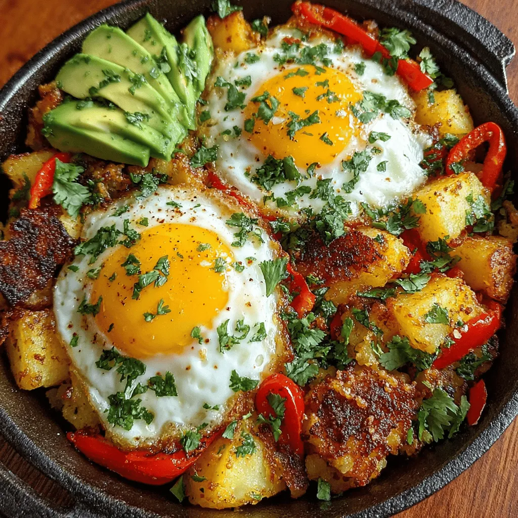 Breakfast hashes have emerged as a beloved staple in morning meals, celebrated for their versatility and satisfying nature. These hearty dishes combine a variety of ingredients, often featuring potatoes, vegetables, and proteins, all cooked together to create a comforting meal that can cater to any palate. Among the myriad of breakfast hash recipes, the Spicy Green Chili Breakfast Hash stands out for its vibrant colors and bold flavors. This dish beautifully melds the warmth of spices with the freshness of vegetables, making it a delightful option to kickstart your day. Moreover, its easy preparation process and balanced nutritional profile offer a convenient yet wholesome way to fuel your morning.