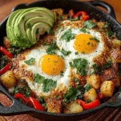 Breakfast hashes have emerged as a beloved staple in morning meals, celebrated for their versatility and satisfying nature. These hearty dishes combine a variety of ingredients, often featuring potatoes, vegetables, and proteins, all cooked together to create a comforting meal that can cater to any palate. Among the myriad of breakfast hash recipes, the Spicy Green Chili Breakfast Hash stands out for its vibrant colors and bold flavors. This dish beautifully melds the warmth of spices with the freshness of vegetables, making it a delightful option to kickstart your day. Moreover, its easy preparation process and balanced nutritional profile offer a convenient yet wholesome way to fuel your morning.