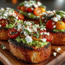 The first step in achieving perfectly toasted Mini Avocado Toast Bagel Bites is to preheat your oven. Setting the right temperature is crucial for optimal toasting. Preheat your oven to 375°F (190°C). A properly preheated oven ensures that the bagels will have that perfect crispy texture on the outside while remaining soft on the inside. This balance is what makes each bite delightful. If you skip this step, you risk soggy bagels that don't have the satisfying crunch you desire.