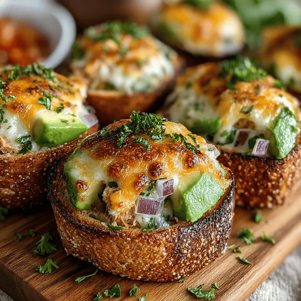 In the realm of modern cuisine, avocados have secured their place as a beloved ingredient, celebrated for their creamy texture and impressive health benefits. Among the myriad of ways to enjoy this versatile fruit, one recipe that stands out is the Savory Stuffed Avocado Tuna Melt. This dish artfully combines the rich, buttery flavor of ripe avocados with the protein-packed goodness of tuna, resulting in a satisfying meal that is perfect for lunch or a light dinner. Whether you are hosting a gathering, looking for a quick meal, or simply craving something delicious, Savory Stuffed Avocado Tuna Melts are sure to be a crowd-pleaser.