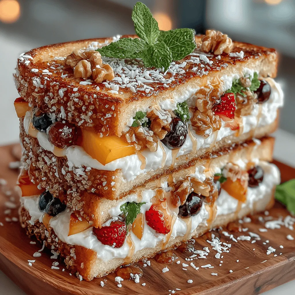 When it comes to innovative culinary creations, the Grilled Fruit Pizza Sandwich Melt stands out as a delightful fusion of flavors and textures that is sure to tantalize your taste buds. Imagine biting into a crispy slice of perfectly grilled bread, only to discover a warm, luscious filling of sweet, grilled fruits and creamy ricotta cheese. This unique sandwich melt not only brings a playful twist to traditional pizza but also highlights the versatility of fresh fruits in a savory context.