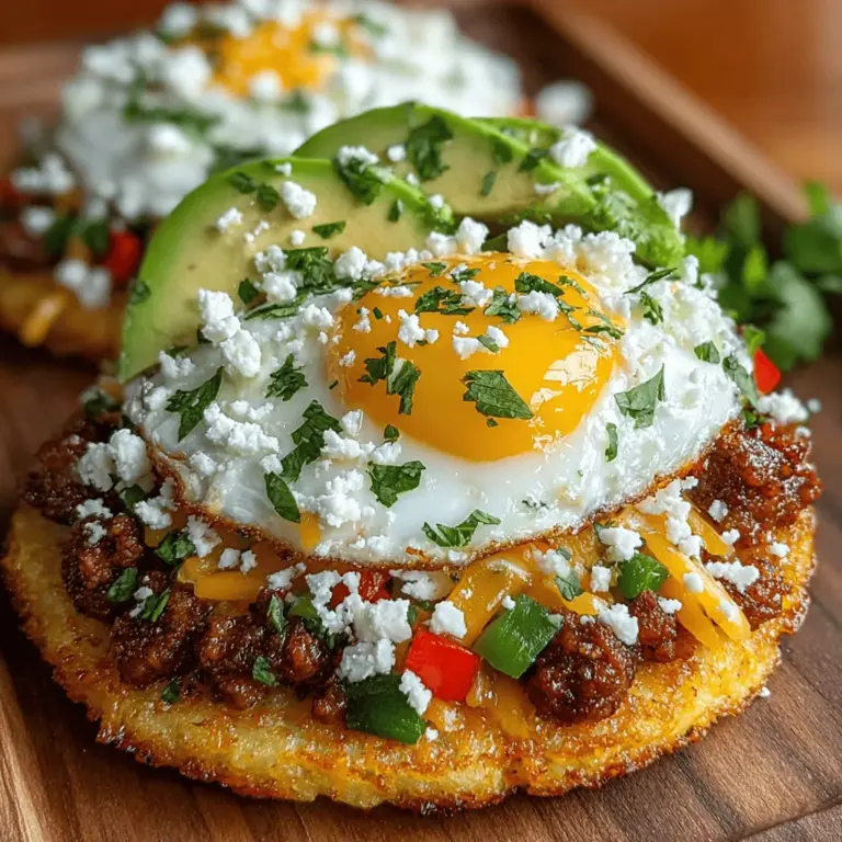 Breakfast is often heralded as the most important meal of the day, and what could be better than starting your morning with a dish that is both hearty and delicious? Enter the Mini Breakfast Hash Tostadas—a delightful concept that marries the vibrant flavors of a traditional breakfast hash with the satisfying crunch of tostadas. This dish not only offers a symphony of textures but also allows for a multitude of variations, making it an ideal choice for anyone looking to enjoy a quick yet fulfilling morning meal.