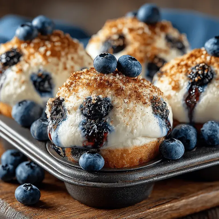 The first step in creating your Blueberry Bliss Frozen Yogurt Muffin Bites is to ensure your kitchen is ready for action. Start by preheating your oven to 350°F (175°C). While these muffin bites are ultimately meant to be frozen, a brief bake is necessary to set their structure and enhance the flavors of the ingredients.