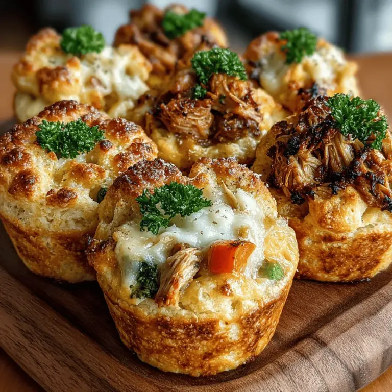 Comfort food has a special place in our hearts, often evoking memories of family gatherings and cozy nights in. Among the all-time favorites is the classic chicken pot pie—a dish renowned for its hearty filling and flaky crust. However, traditional chicken pot pie can require significant time and effort, making it less appealing for those looking for a quick yet satisfying meal. Enter the Mini Chicken Pot Pie Biscuit Bowls, a delightful twist on this beloved dish that brings comfort food to your table in a fraction of the time.