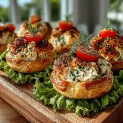 Mini Egg Salad Puff Sandwiches are a delightful twist on a classic recipe that has been cherished for generations. This dish takes the simplicity of traditional egg salad and elevates it by encasing it in flaky puff pastry, creating a perfect bite-sized appetizer or snack. Whether you are hosting a gathering, planning a picnic, or looking for a light lunch option, these mini sandwiches provide a burst of flavor and texture that is sure to impress.