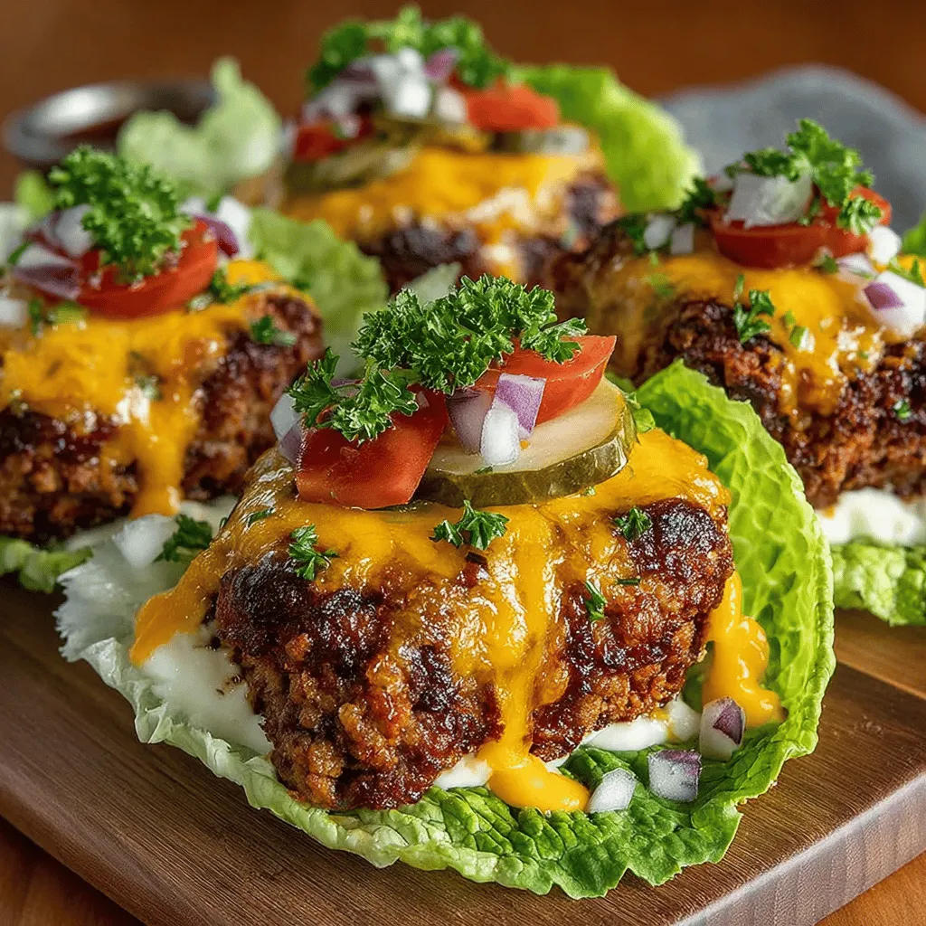 If you're searching for a delicious and guilt-free alternative to traditional cheeseburgers, look no further than Mini Cheeseburger Lettuce Wrap Bites. These bite-sized delights not only satisfy your cravings for hearty flavors but also cater to health-conscious individuals and families looking to reduce their carb intake. Mini cheeseburgers have long been a favorite for gatherings, but when you swap out the bun for crisp lettuce, you elevate this classic comfort food into a fresh, nutritious offering that everyone can enjoy.