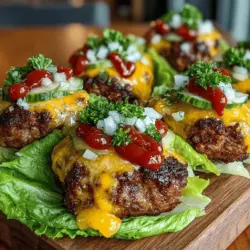 If you're searching for a delicious and guilt-free alternative to traditional cheeseburgers, look no further than Mini Cheeseburger Lettuce Wrap Bites. These bite-sized delights not only satisfy your cravings for hearty flavors but also cater to health-conscious individuals and families looking to reduce their carb intake. Mini cheeseburgers have long been a favorite for gatherings, but when you swap out the bun for crisp lettuce, you elevate this classic comfort food into a fresh, nutritious offering that everyone can enjoy.