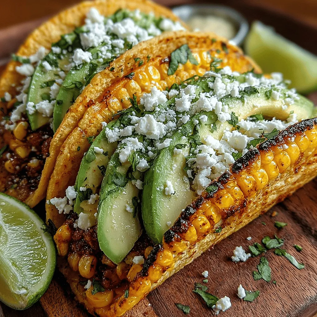 In the world of culinary delights, tacos have carved out a niche that transcends cultures and cuisines. The Garlic Herb Roasted Sweet Corn Tacos offer a delightful twist on this beloved dish, showcasing the fresh and vibrant flavors of seasonal ingredients. This recipe is not only a celebration of sweet corn but also a testament to the versatility of tacos, making them suitable for a variety of dietary preferences including vegan and vegetarian lifestyles. Whether enjoyed as a quick weeknight dinner or a festive gathering, these tacos promise to tantalize your taste buds while allowing the natural sweetness of corn to shine.
