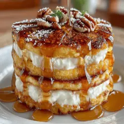 As the leaves turn and the aroma of autumn fills the air, there's no better way to celebrate the season than with a deliciously festive breakfast. Pumpkin Pancake Sandwich Bites are not just a treat for the taste buds; they also embody the warm, comforting flavors of fall. This delightful dish takes the classic pancake to new heights by transforming it into a charming sandwich, filled with a creamy maple-infused goodness that everyone will love. Whether you are hosting a cozy brunch, enjoying a leisurely breakfast with family, or simply treating yourself to something special, these pancake bites are sure to impress.