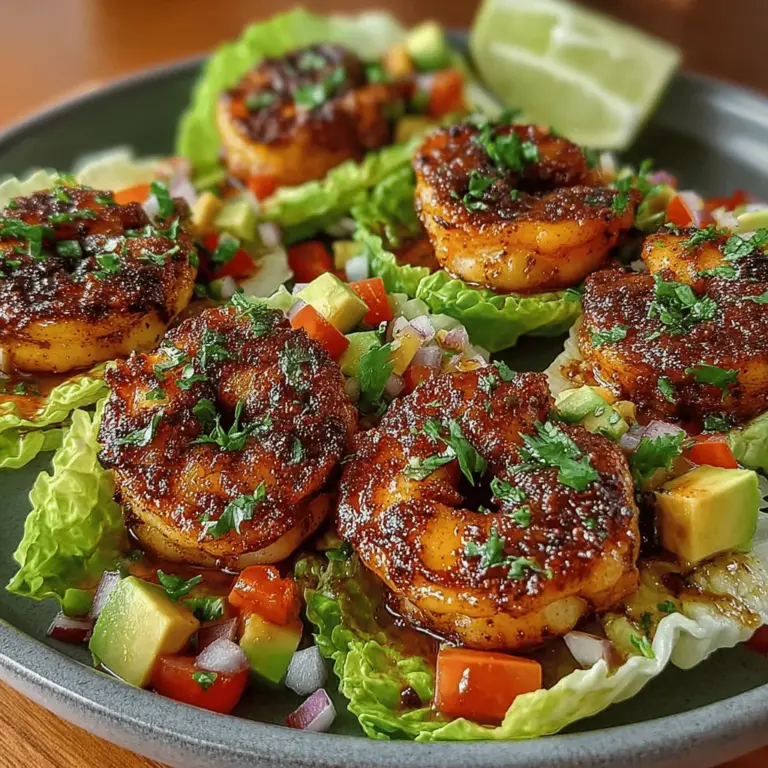 The first step in creating your Garlic Lime Shrimp Lettuce Wraps is preparing the filling. This involves marinating the shrimp and creating a fresh avocado-tomato mixture that will bring a burst of flavor to your wraps.