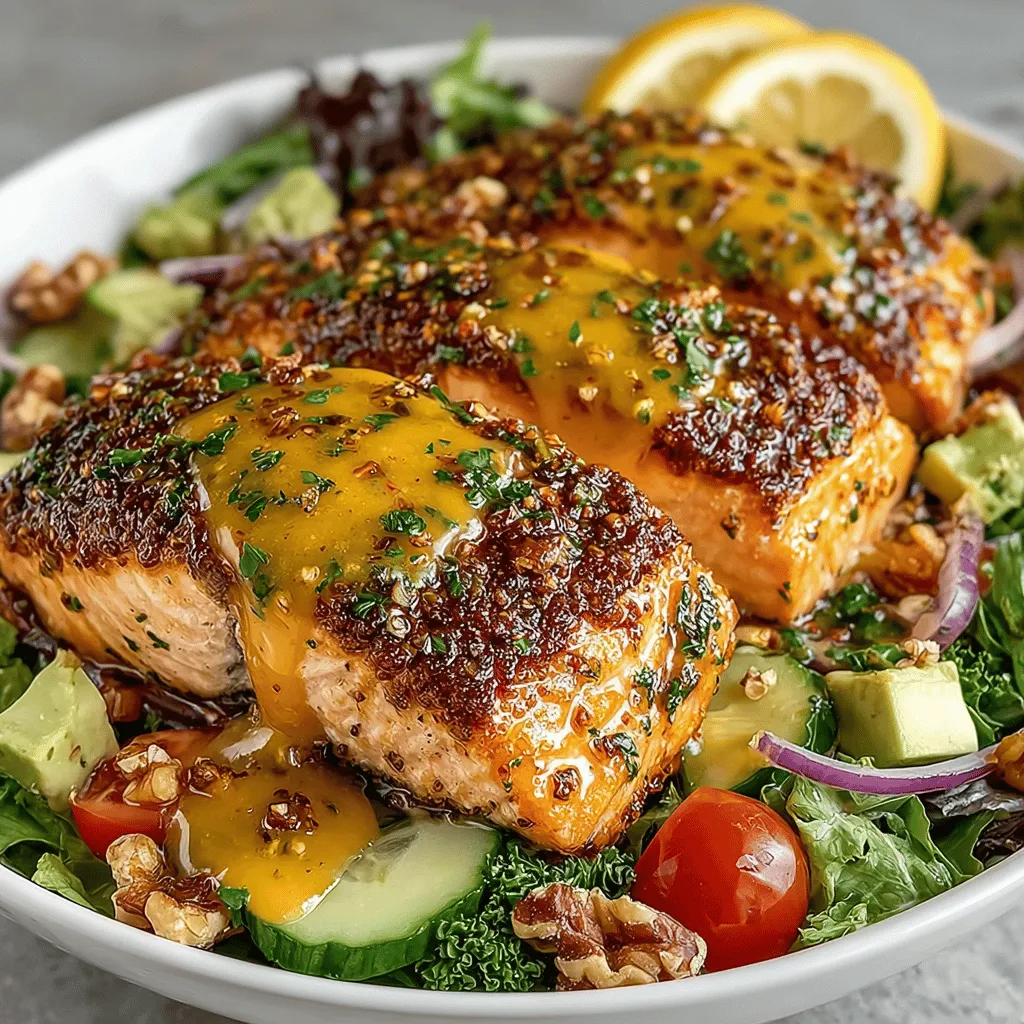 To achieve the perfect Honey Mustard Glazed Salmon, the seasoning and baking process are crucial. Start with fresh salmon fillets, which can be skin-on or skinless, depending on your preference. Before baking, season the salmon lightly with salt and pepper to enhance its natural flavors.
