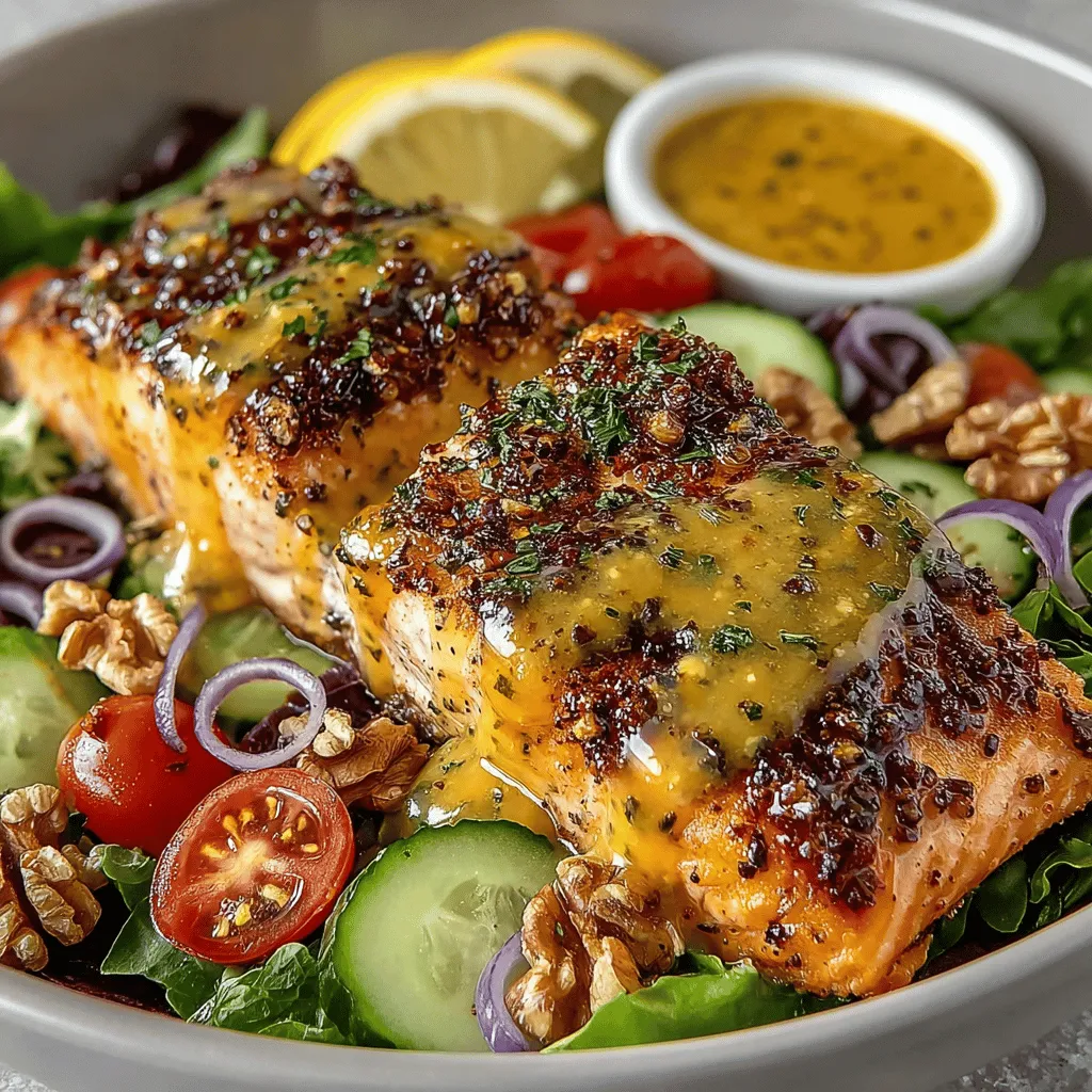 To achieve the perfect Honey Mustard Glazed Salmon, the seasoning and baking process are crucial. Start with fresh salmon fillets, which can be skin-on or skinless, depending on your preference. Before baking, season the salmon lightly with salt and pepper to enhance its natural flavors.