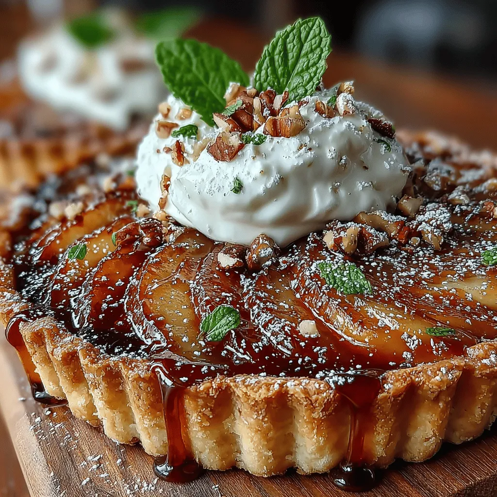 When it comes to dessert, few things can capture the heart quite like a beautifully crafted tart. The Luscious Pear Tart with Maple Mascarpone stands out as a remarkable choice, seamlessly blending the comforting sweetness of ripe pears with the rich, decadent flavor of maple syrup. This dessert is not only a feast for the taste buds but also a visual delight, making it an impressive centerpiece for any gathering, from casual family dinners to elegant soirées.