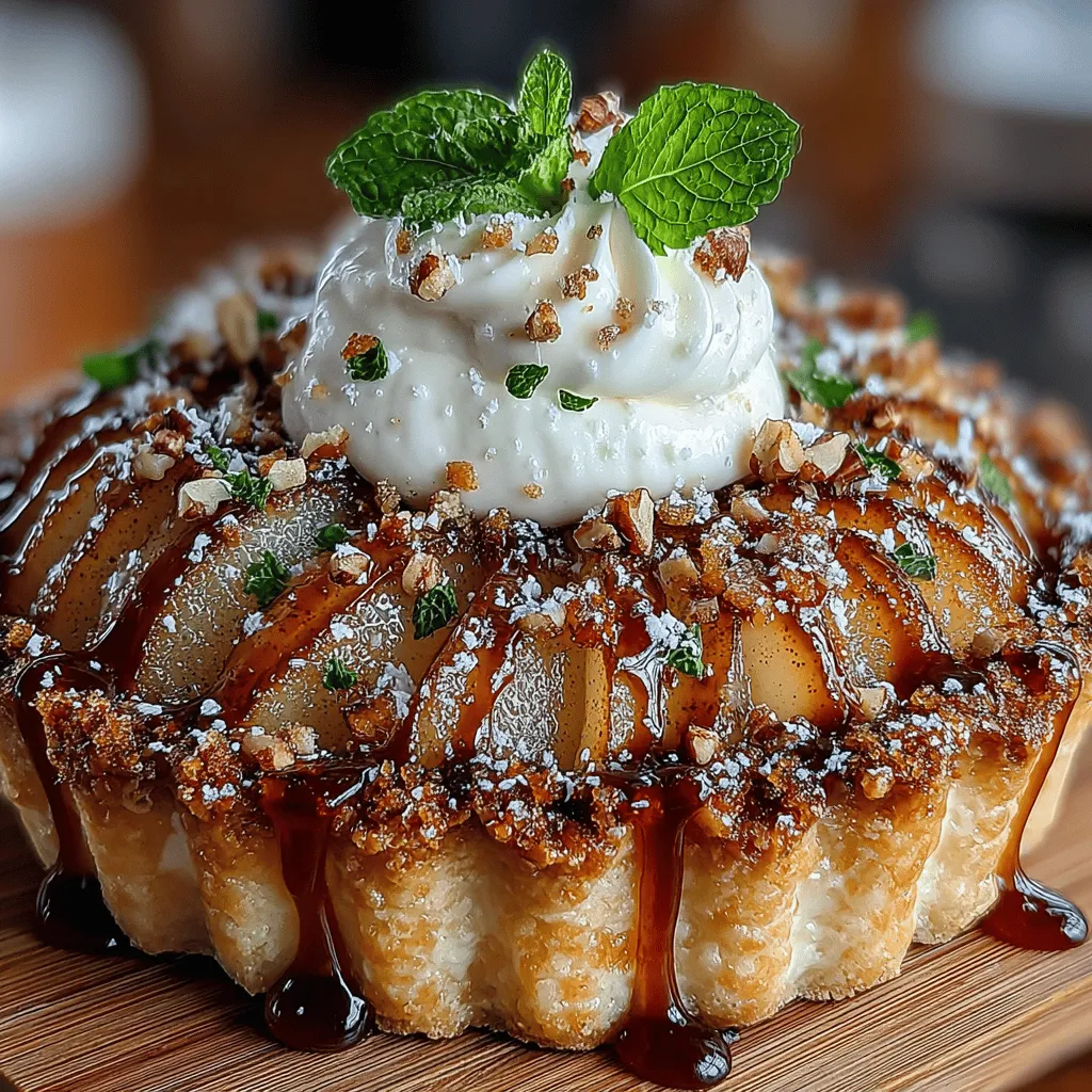 When it comes to dessert, few things can capture the heart quite like a beautifully crafted tart. The Luscious Pear Tart with Maple Mascarpone stands out as a remarkable choice, seamlessly blending the comforting sweetness of ripe pears with the rich, decadent flavor of maple syrup. This dessert is not only a feast for the taste buds but also a visual delight, making it an impressive centerpiece for any gathering, from casual family dinners to elegant soirées.