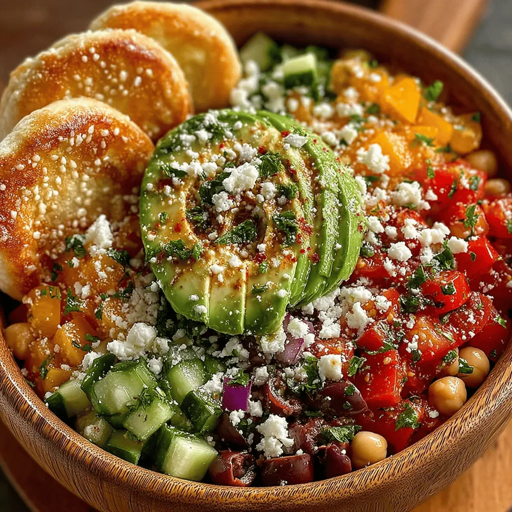 Mediterranean cuisine is celebrated not only for its rich flavors but also for its health benefits, making it a favorite among food enthusiasts and health-conscious eaters alike. Rooted in the culinary traditions of countries bordering the Mediterranean Sea, this cuisine emphasizes fresh, seasonal ingredients, leading to dishes that are both nourishing and satisfying. One standout recipe that embodies these principles is the Vibrant Mediterranean Chickpea Salad Bowls. This dish is a colorful medley of flavors and textures, showcasing the best of Mediterranean ingredients while providing a nutritious meal option.